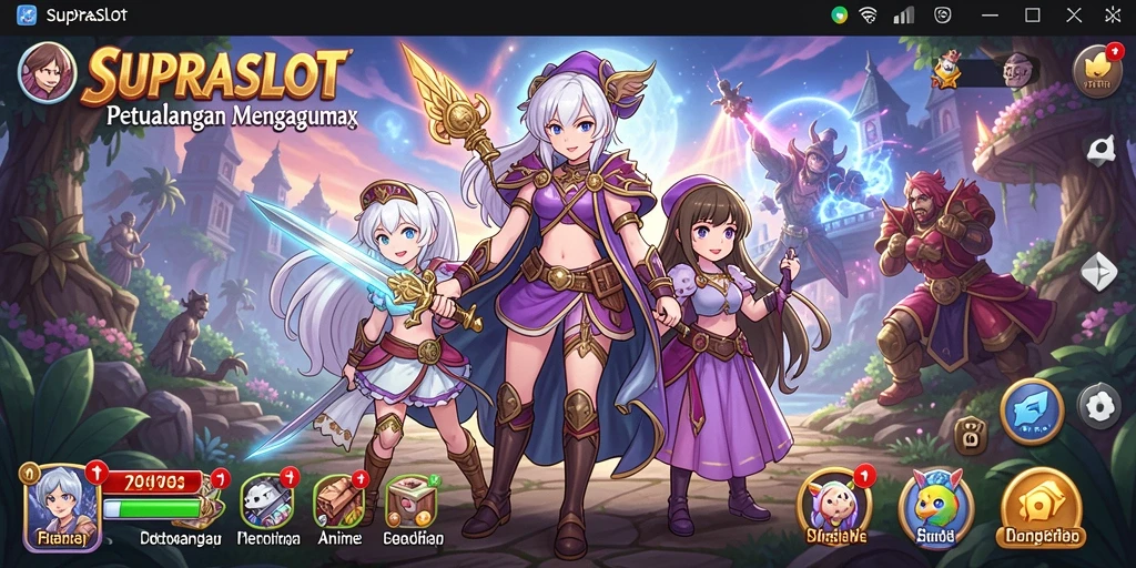 Menampilkan gameplay <strong>SUPRASLOT</strong> yang seru dan penuh warna.